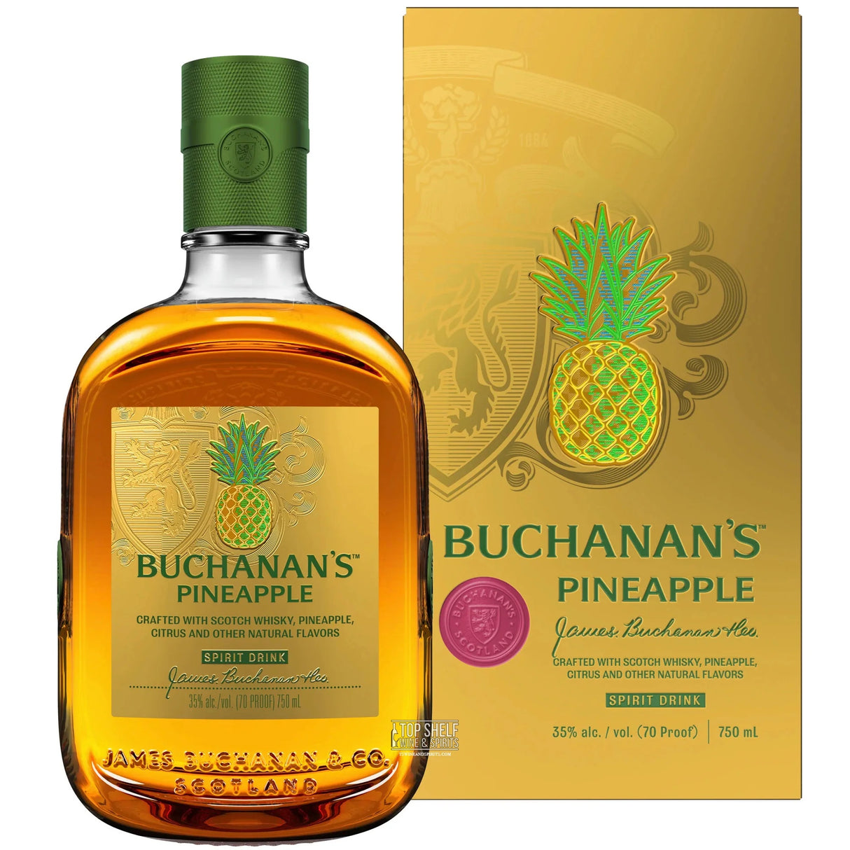 Buchanan's Pineapple Scotch Whisky - Grain & Vine | Natural Wines, Rare Bourbon and Tequila Collection