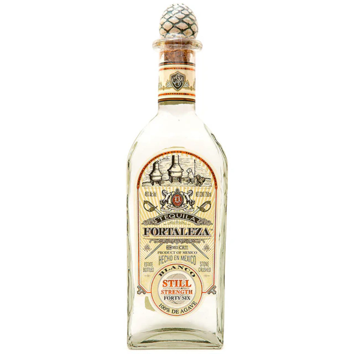 Fortaleza Tequila Blanco Still Strength Forty Six