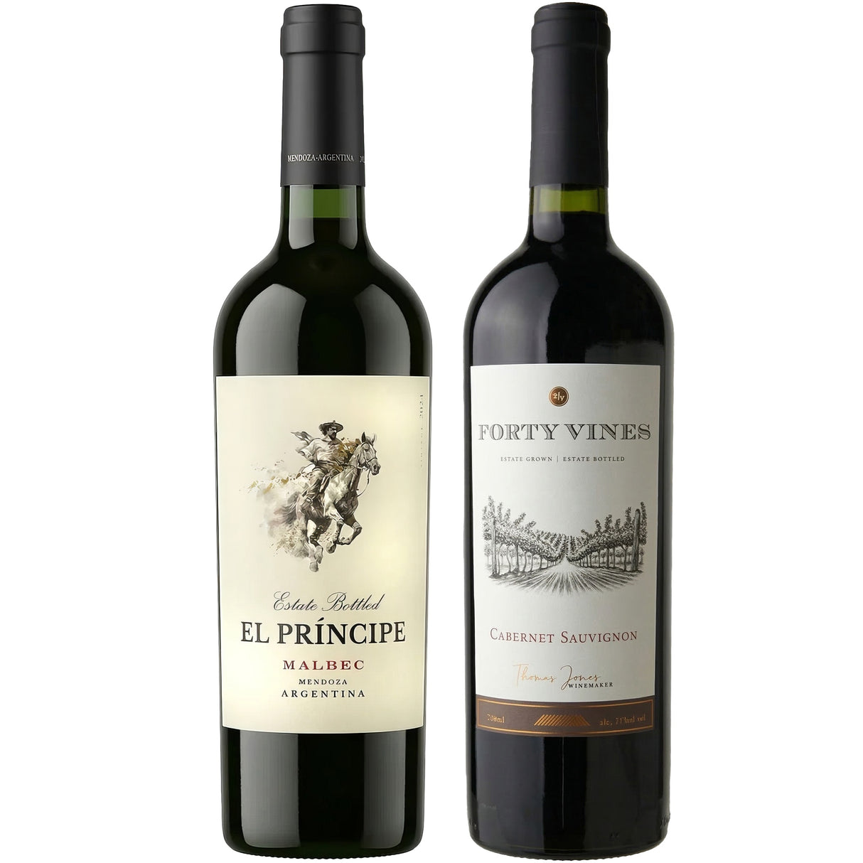 Forty Vines Cabernet Sauvignon & El Principe Malbec