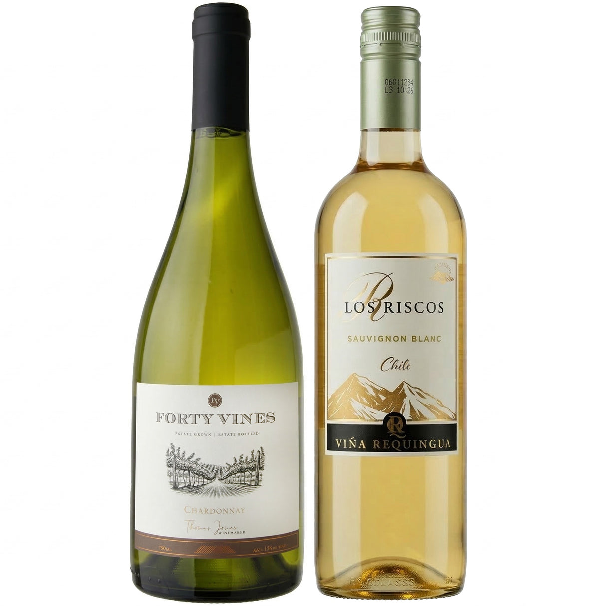 Forty Vines Chardonnay & Los Riscos Sauvagnon Blanc