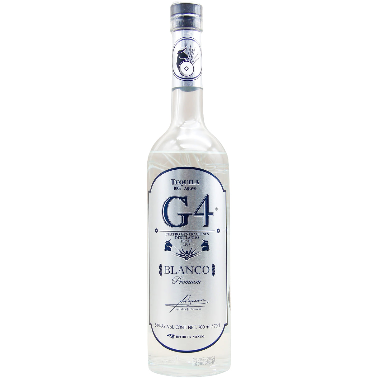G4 Tequila Premium Blanco High Proof Tequila