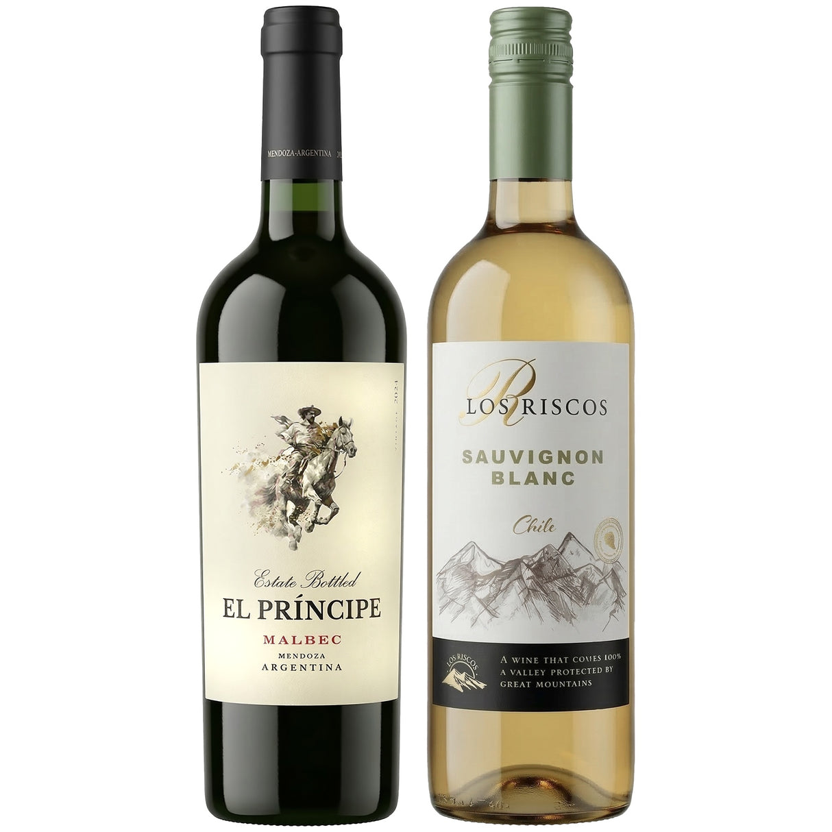 Los Riscos Sauvignon Blanc & El Principe Malbec