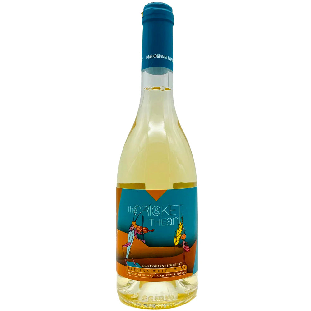 Markogianni's Winery "The Cricket & The Ant" Retsina Roditis - Grain & Vine | Natural Wines, Rare Bourbon and Tequila Collection