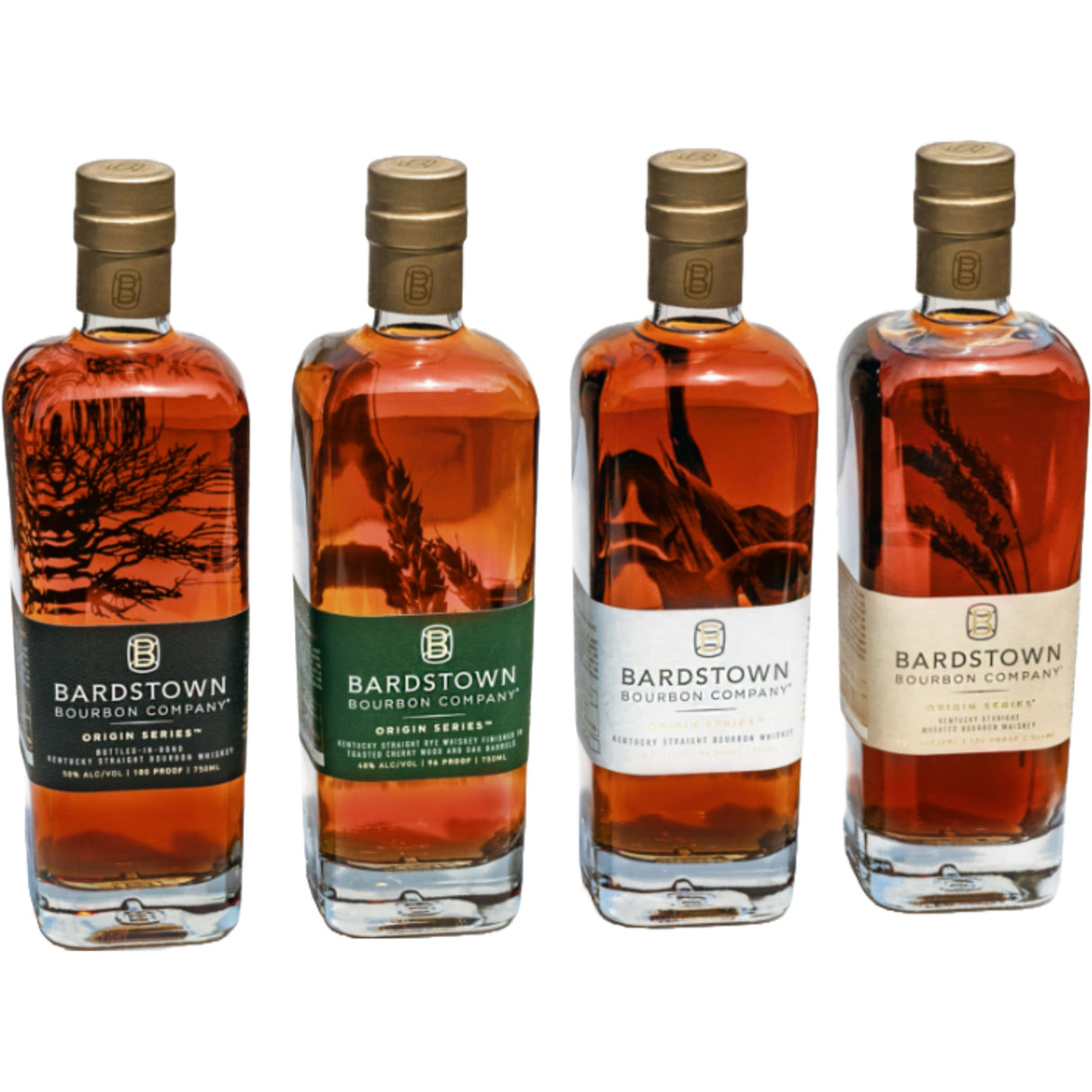 Bardstown Bourbon Origin Series Complete Set - Grain & Vine | Natural Wines, Rare Bourbon and Tequila Collection