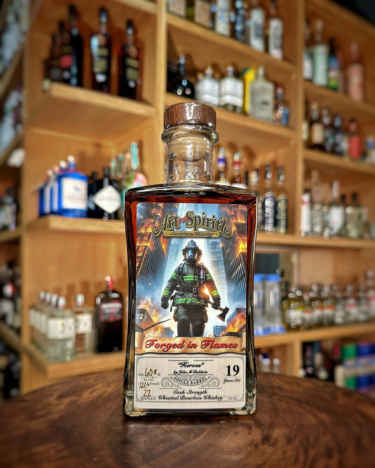 Art of The Spirits "Heroes" 19 Year Old Wheated Single Barrel Bourbon The Prime Barrel Pick #105 - Grain & Vine | Natural Wines, Rare Bourbon and Tequila Collection