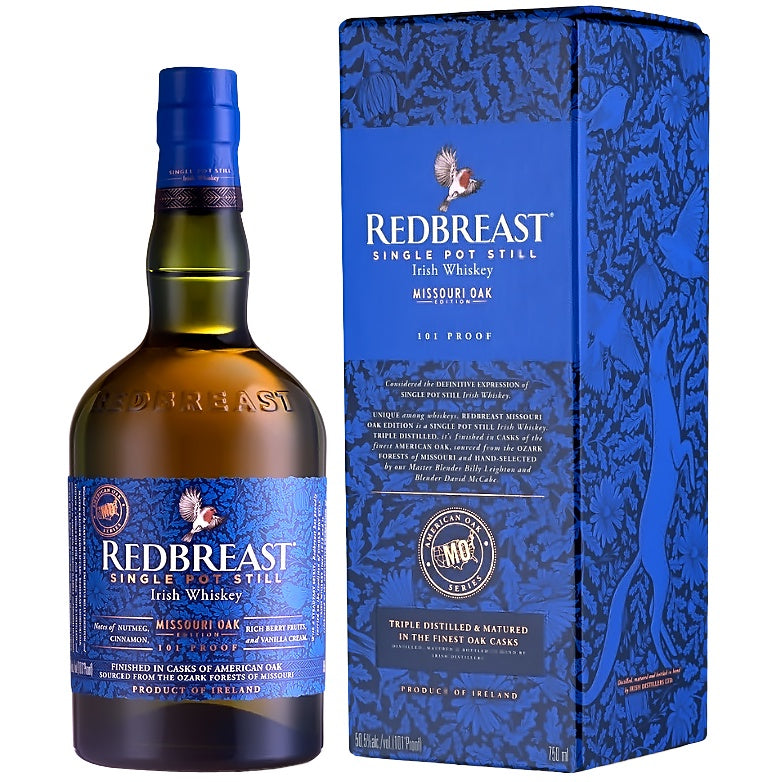 Redbreast Missouri Oak Edition Single Pot Still Irish Whiskey - Grain & Vine | Natural Wines, Rare Bourbon and Tequila Collection