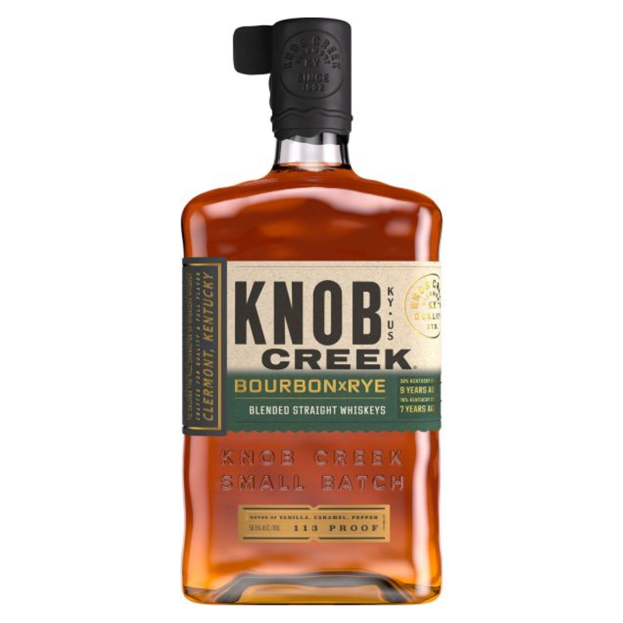 Knob Creek Bourbon x Rye Blended American Whiskey - Grain & Vine | Natural Wines, Rare Bourbon and Tequila Collection