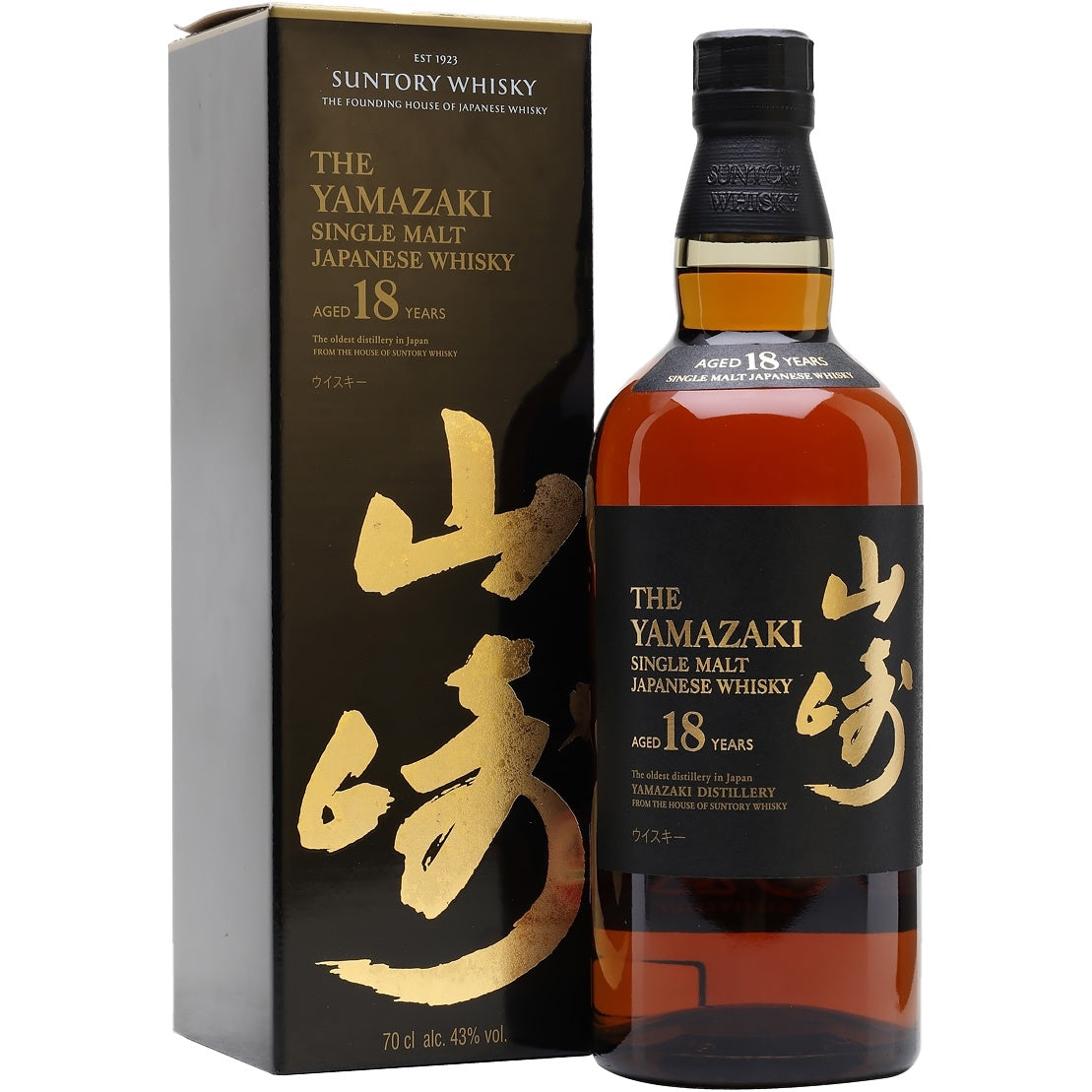 Suntory Yamazaki Mizunara 18 Years Single Malt Japanese Whisky
