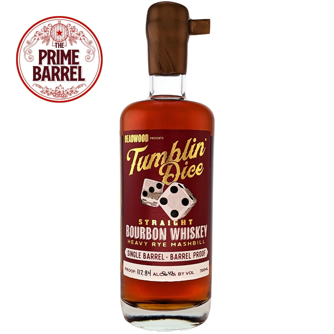 Tumblin’ Dice "A Natural" 7 Year Single Barrel Straight Bourbon Whiskey The Prime Barrel Pick #123 - Grain & Vine | Natural Wines, Rare Bourbon and Tequila Collection