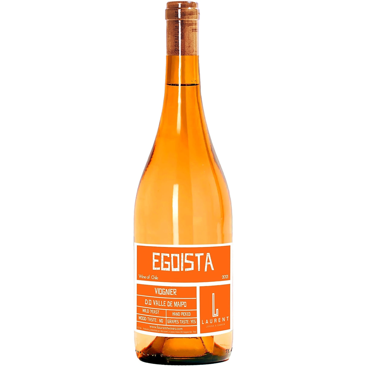 Vina Laurent Egoista Maipo Valley Viognier Orange - Grain & Vine | Natural Wines, Rare Bourbon and Tequila Collection