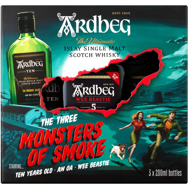 Ardbeg "Monsters Of Smoke" Gift Set Grain & Vine Natural Wines