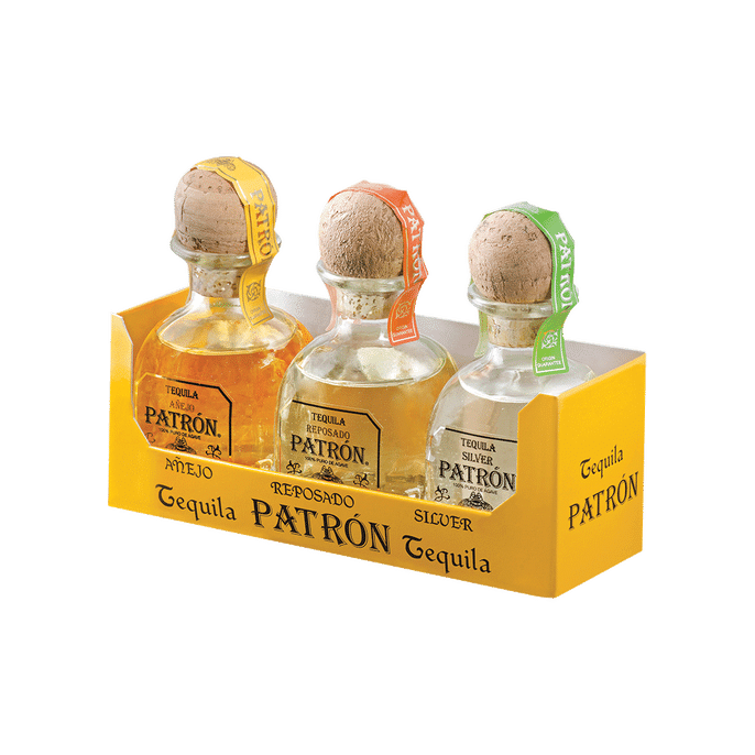Patron Mini Gift Set - Grain & Vine | Natural Wines, Rare Bourbon and Tequila Collection
