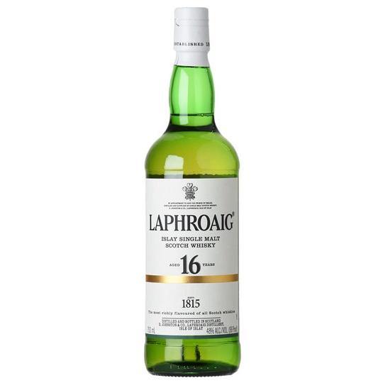 Laphroaig 16 Years Islay Single Malt Scotch Whisky - Grain & Vine | Natural Wines, Rare Bourbon and Tequila Collection