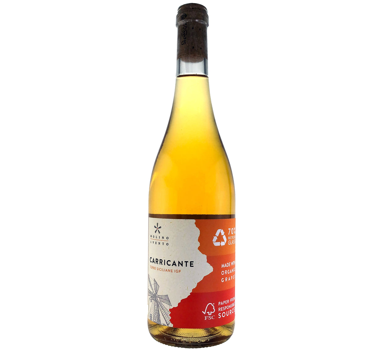 Molino A Vento Terre Siciliane Carricante - Grain & Vine | Natural Wines, Rare Bourbon and Tequila Collection