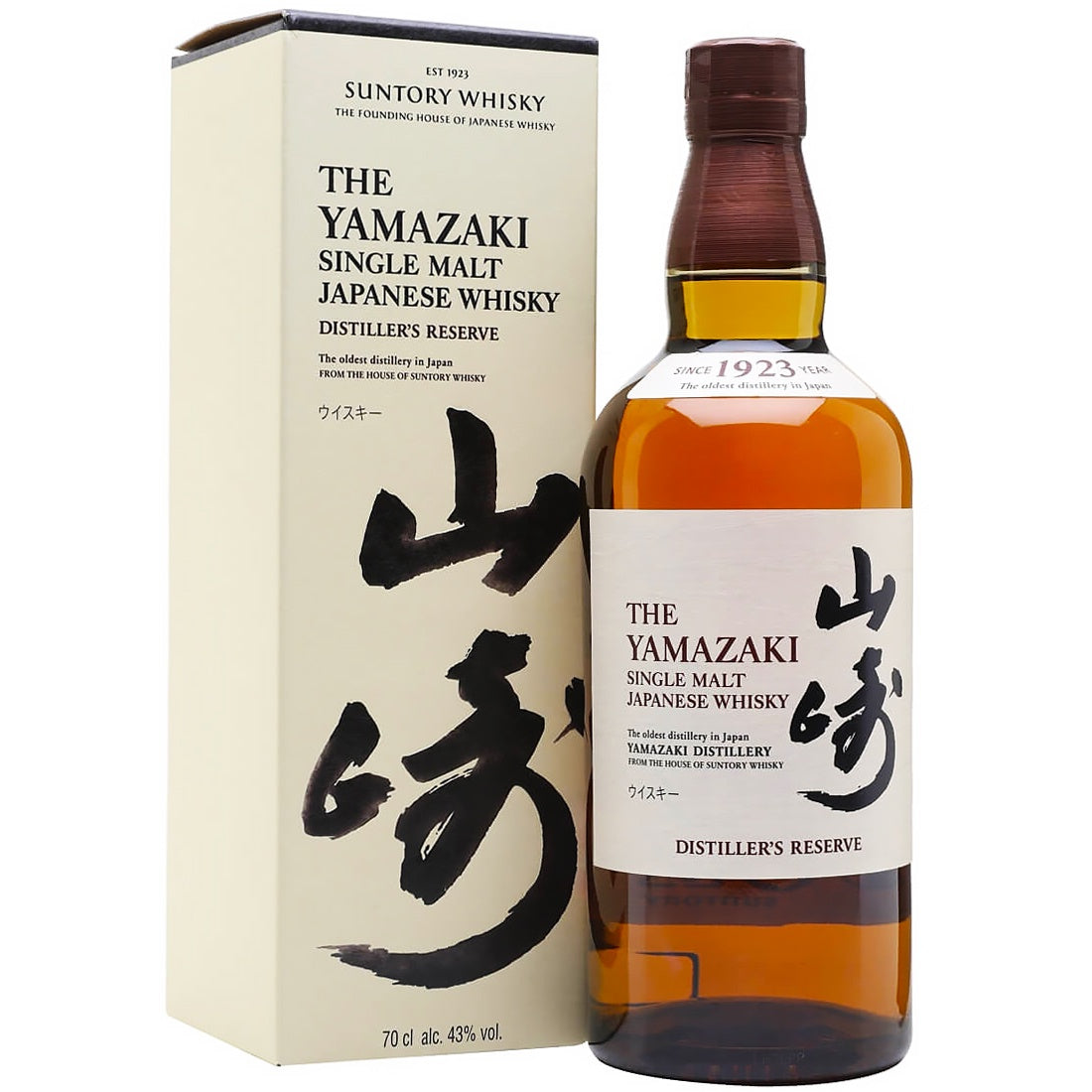 Suntory The Yamazaki Distiller's Reserve Single Malt Japanese Whisky - Grain & Vine | Natural Wines, Rare Bourbon and Tequila Collection