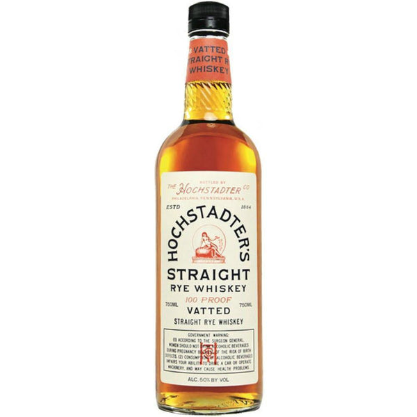 Hochstadter's Vatted Straight Rye Whiskey - Grain & Vine | Natural Wines, Rare Bourbon and Tequila Collection