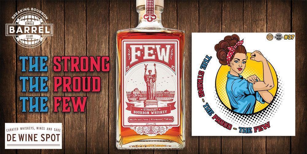 FEW Spirits Breaking Bourbon "The Strong-The Proud-The FEW" Single Barrel Bourbon Whiskey - Grain & Vine | Natural Wines, Rare Bourbon and Tequila Collection