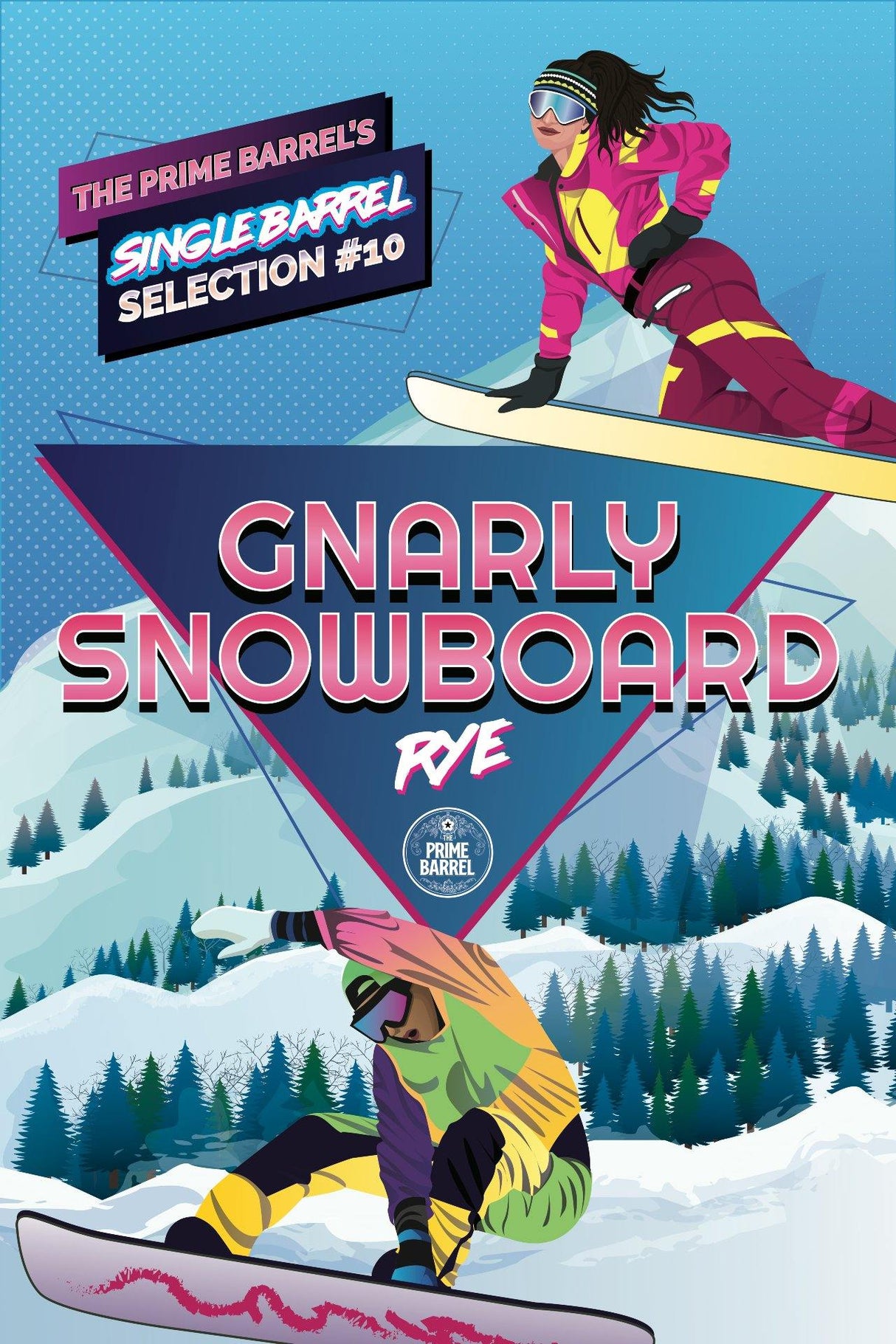 High West "Gnarly Snowboard" Single Barrel Double Rye Whiskey The Prime Barrel Pick #10 - Grain & Vine | Natural Wines, Rare Bourbon and Tequila Collection