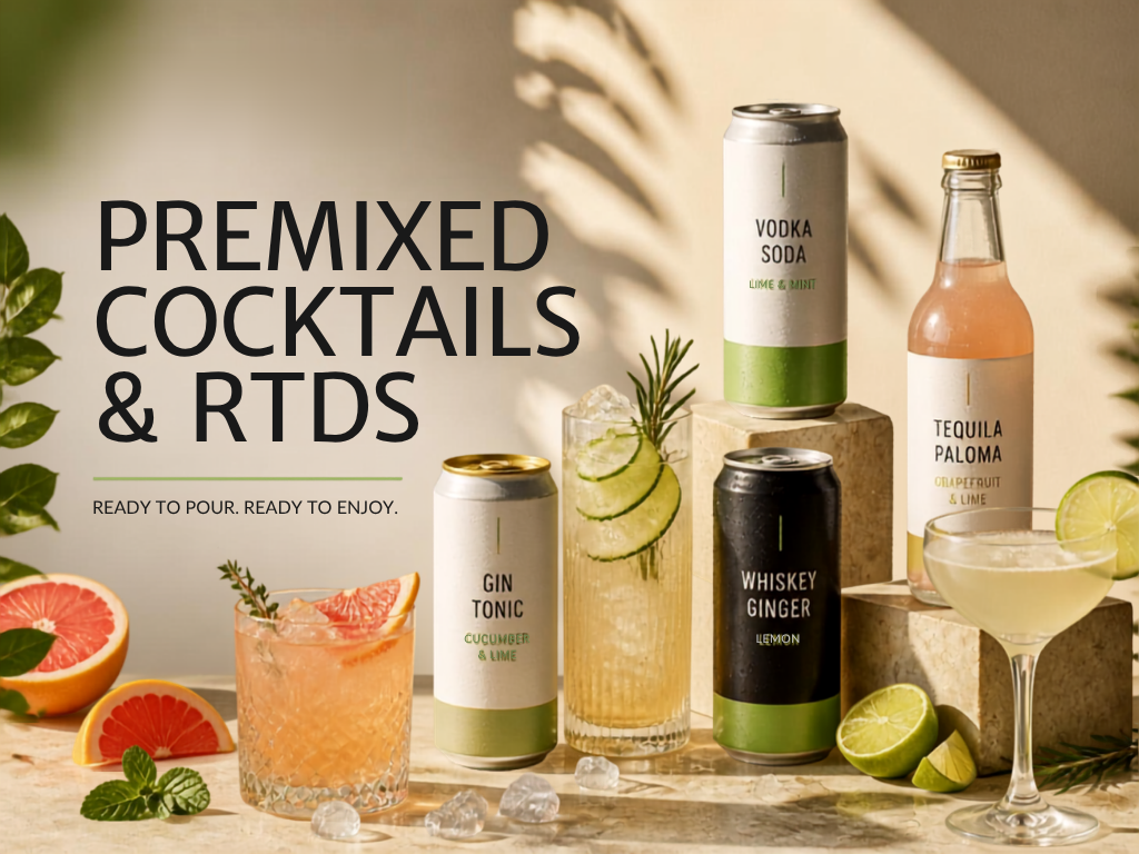 Premixed RTDs and Cocktails