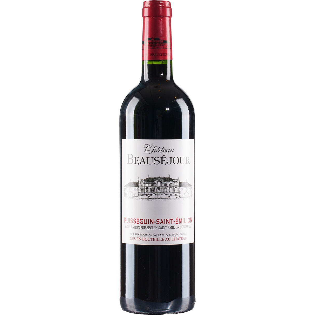 Chateau Beausejour Puisseguin Saint-Emilion Cuvee Sulfite Free