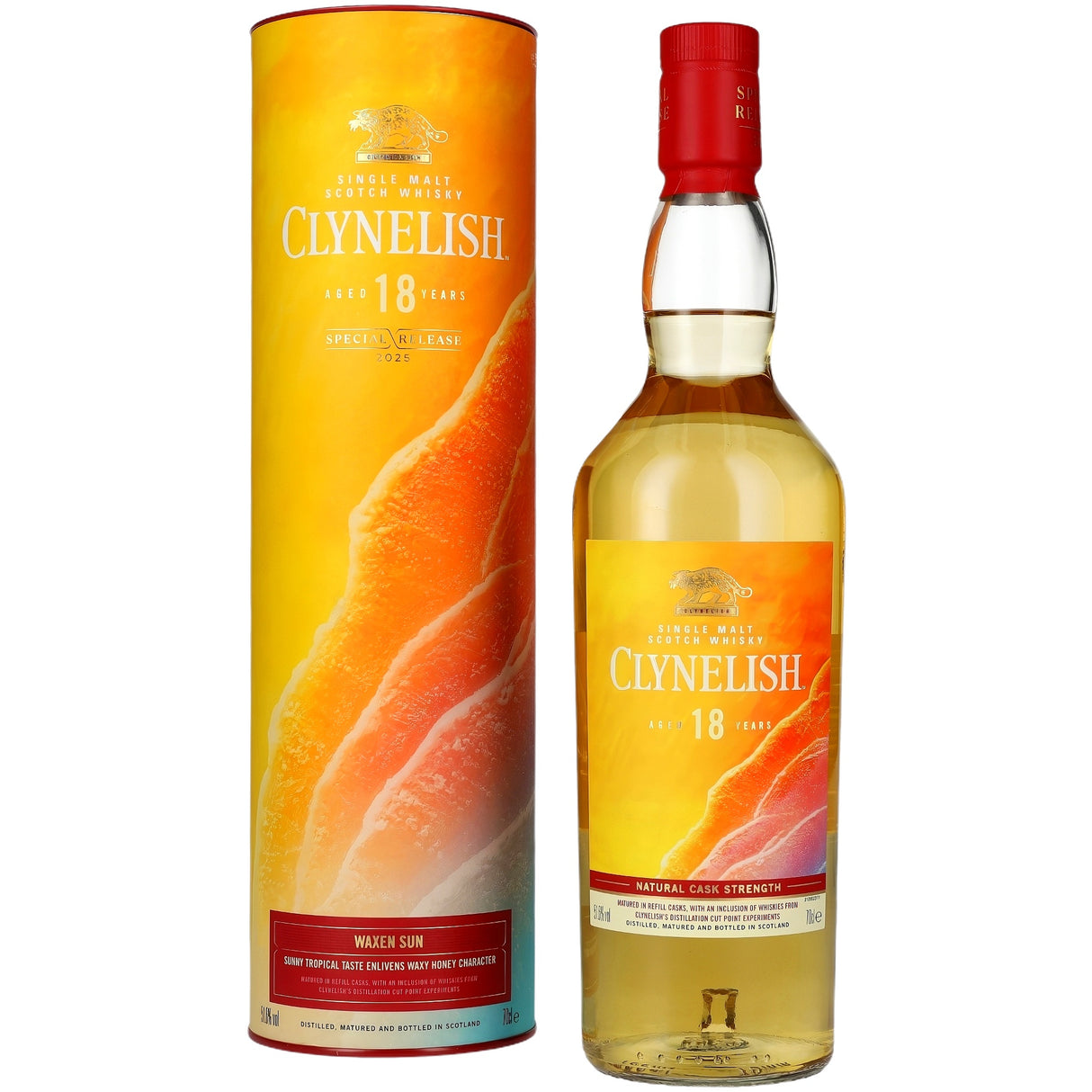 Clynelish "Waxen Sun" Aged 18 Years Old Single Malt Scotch Whisky 2025 Special Release