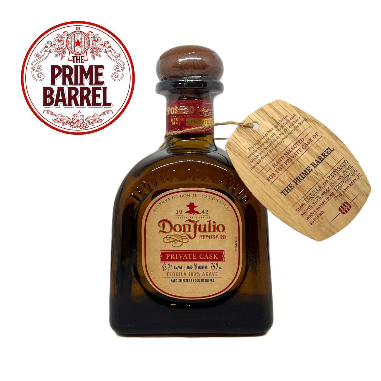 Don Julio Private Cask Reposado Tequila The Prime Barrel Pick #35 - Grain & Vine | Natural Wines, Rare Bourbon and Tequila Collection