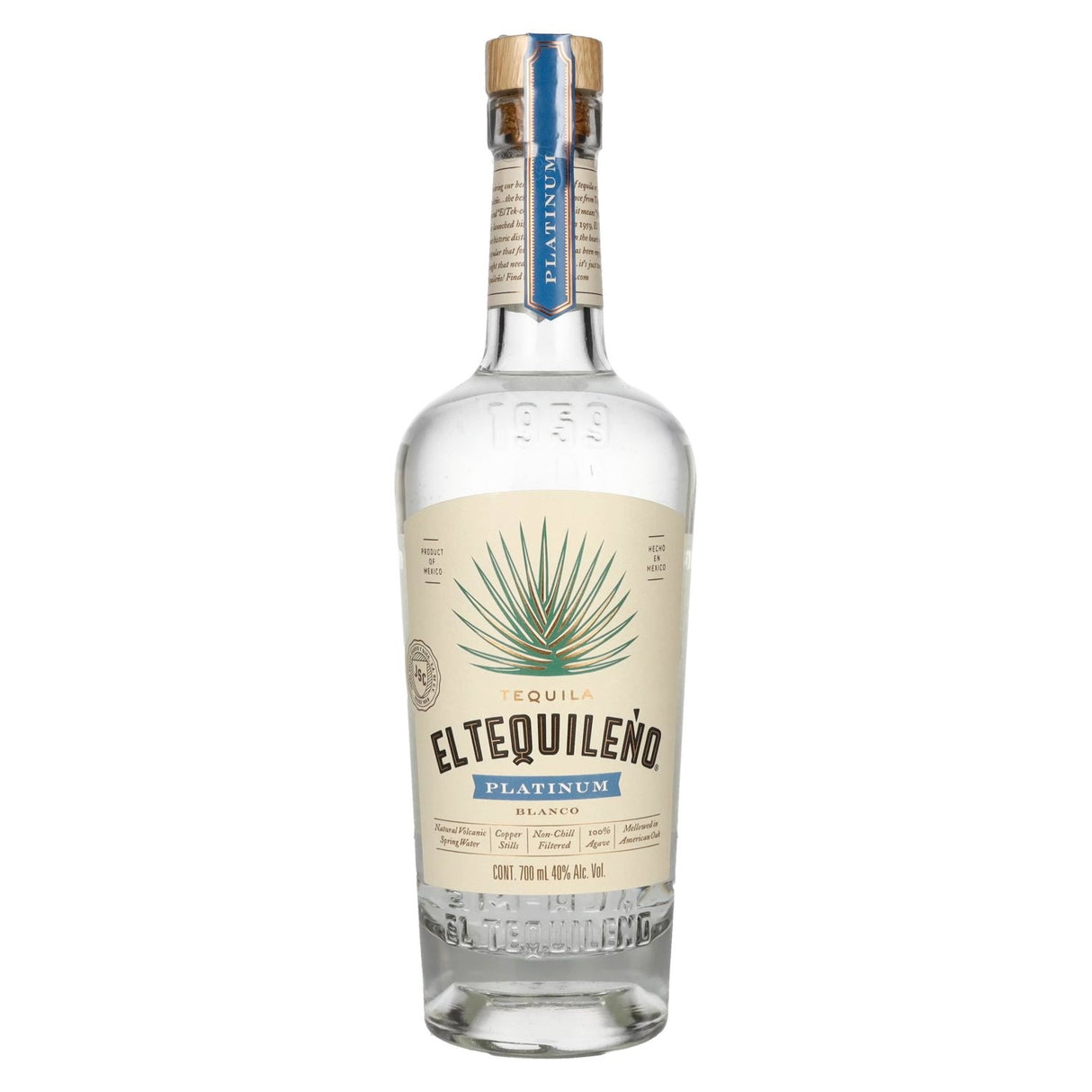 El Tequileno Platinum blanco Tequila