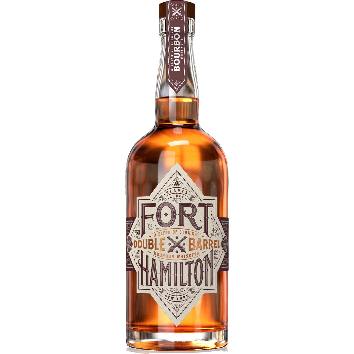 Fort Hamilton Double Barrel Bourbon Whiskey