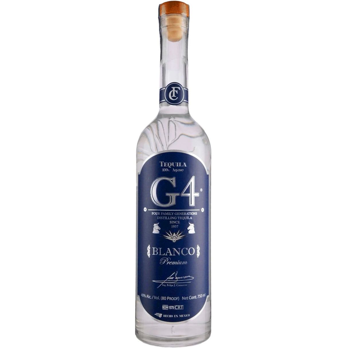 G4 Tequila Premium Blanco High Proof Tequila