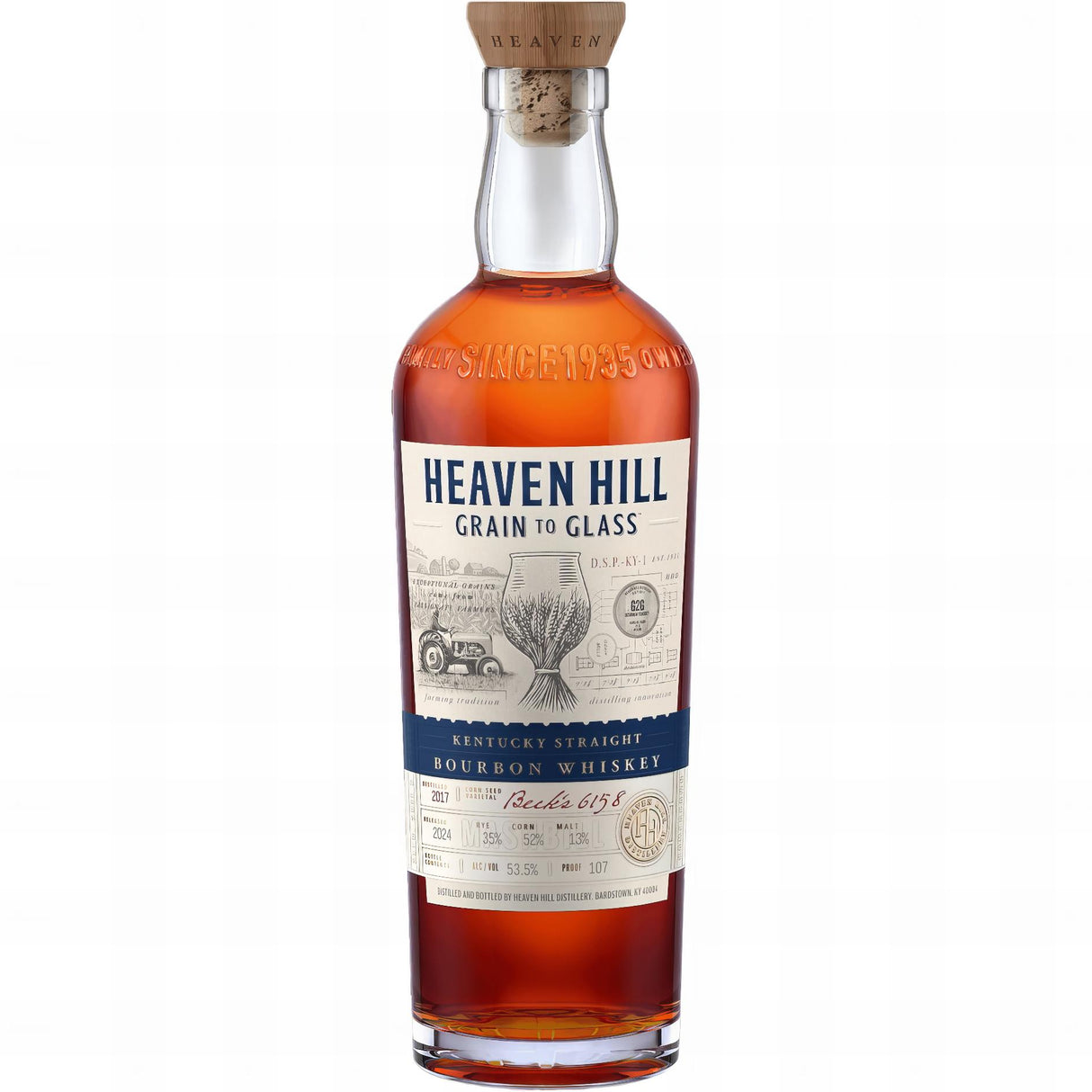 Heaven Hill Grain To Glass Kentucky Straight Bourbon Whiskey - Grain & Vine | Natural Wines, Rare Bourbon and Tequila Collection