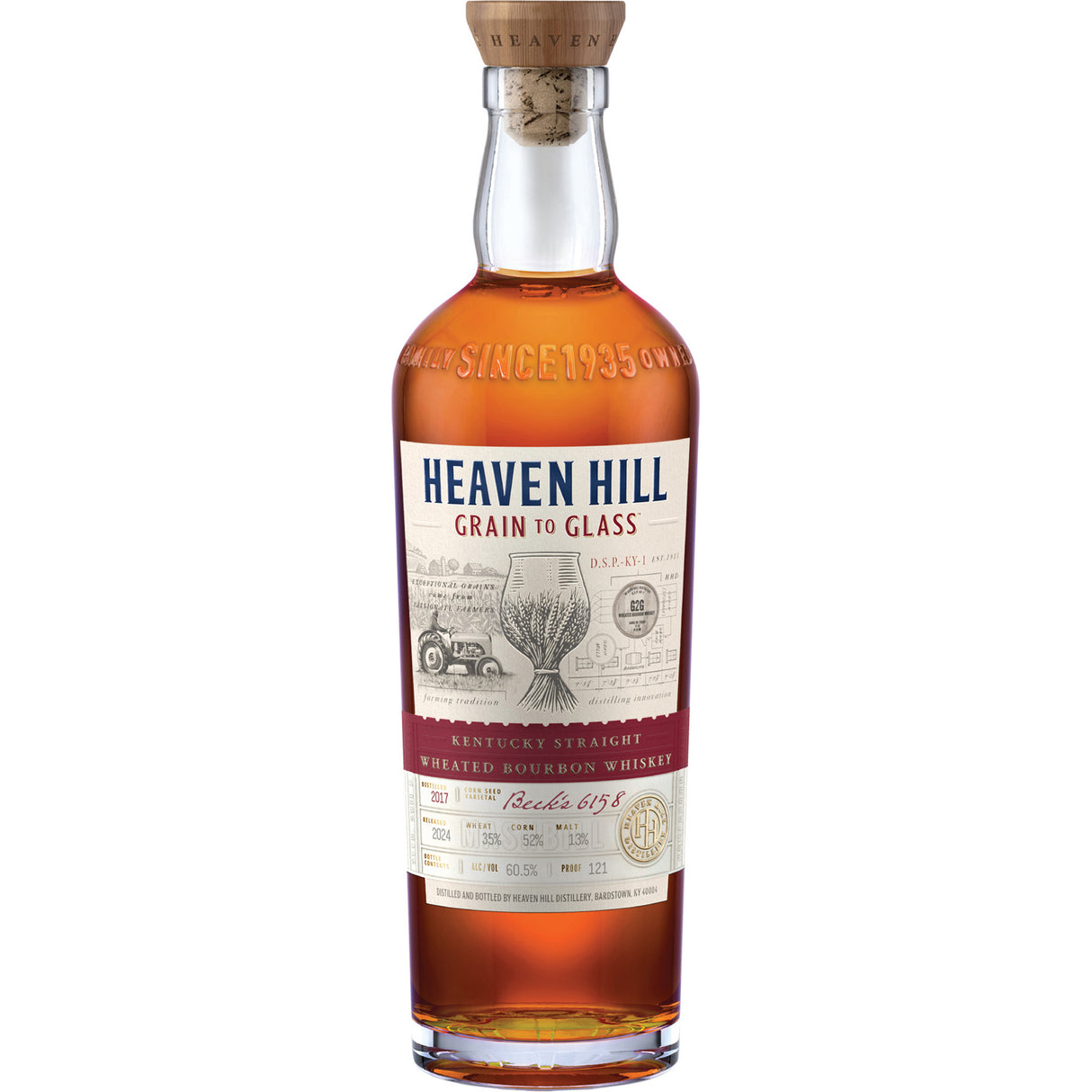 Heaven Hill Grain To Glass Kentucky Straight Wheated  Bourbon Whiskey