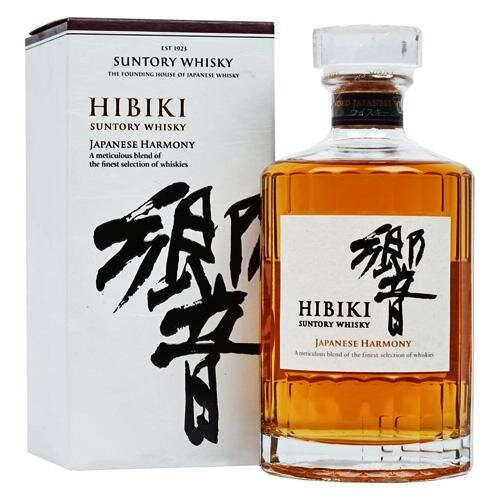 Hibiki Japanese Harmony Blended Whisky bottle
