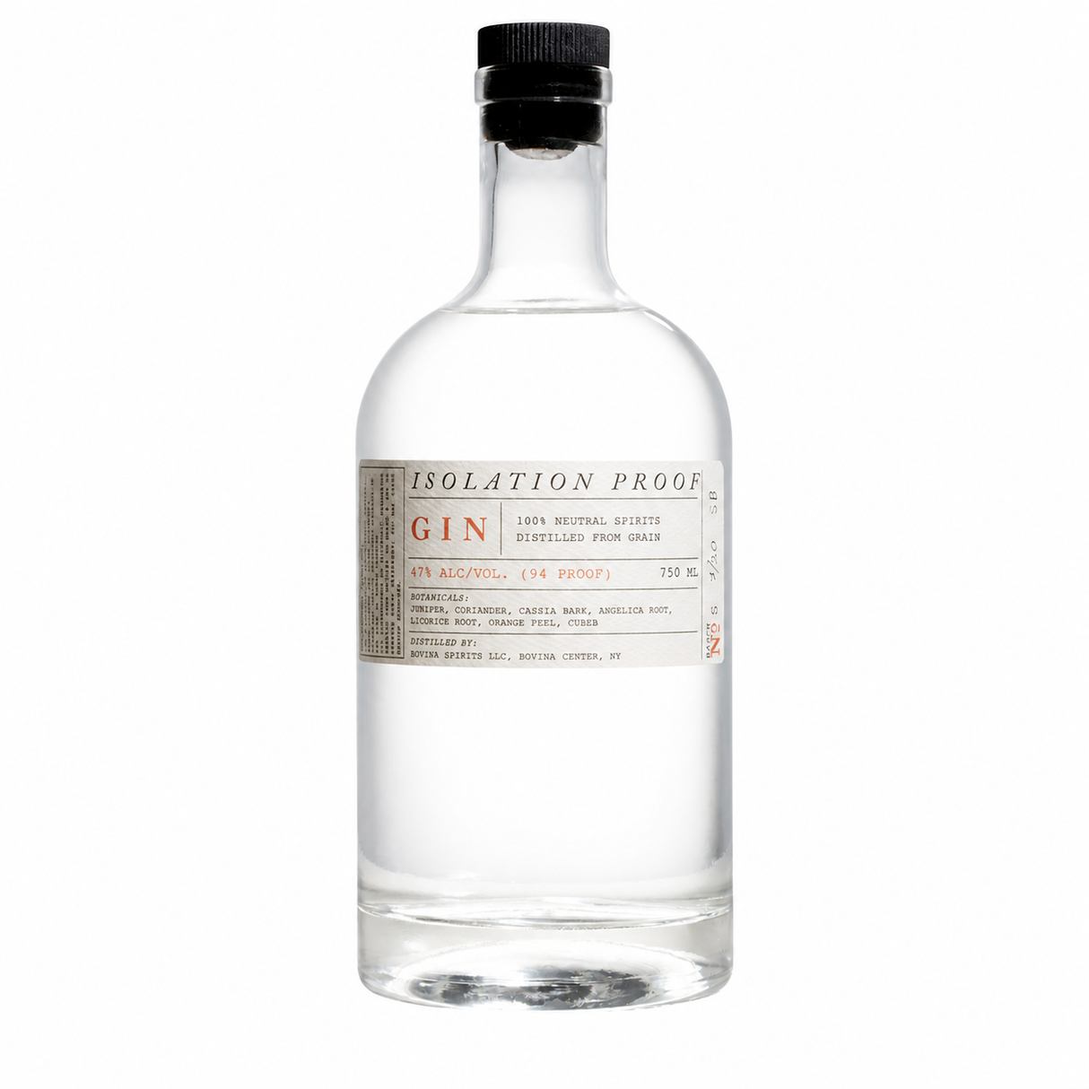 Isolation Proof Original Small Batch Gin