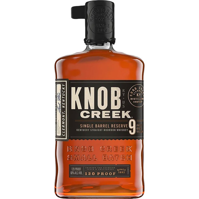 Knob Creek 9 Years Single Barrel Reserve Kentucky Straight Bourbon Whiskey - Grain & Vine | Natural Wines, Rare Bourbon and Tequila Collection