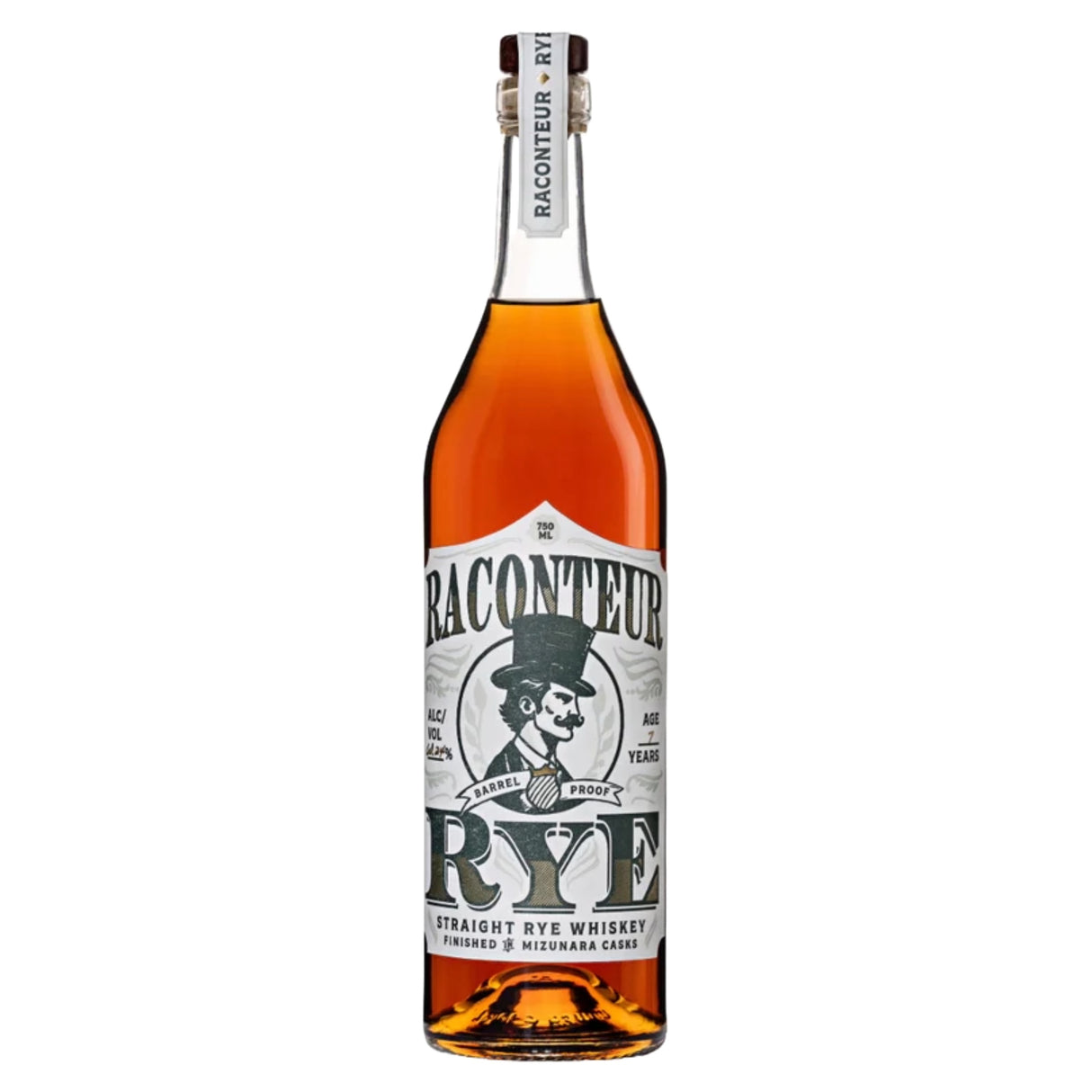 Raconteur Straight Rye Whiskey Finished in Mizunara Casks - Grain & Vine | Natural Wines, Rare Bourbon and Tequila Collection