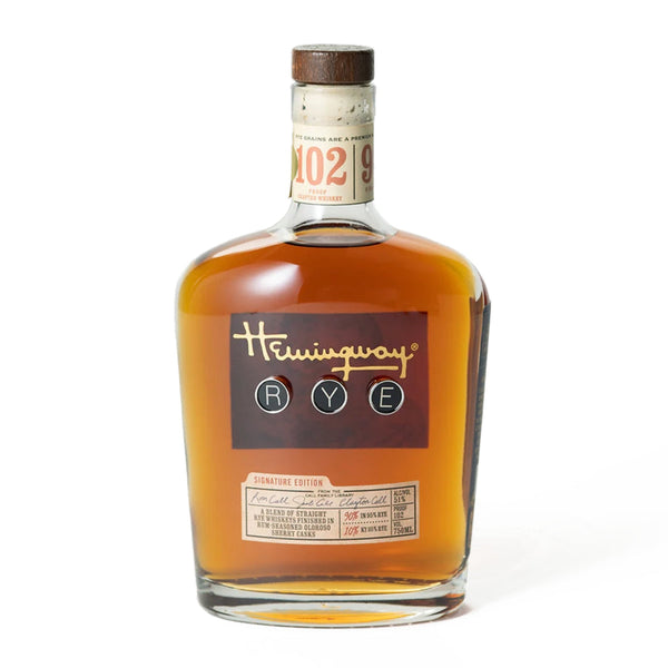 Hemingway Signature Edition Rye Whiskey - Grain & Vine | Natural Wines, Rare Bourbon and Tequila Collection