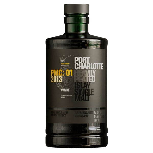 Port Charlotte PMC:01 Heavily Peated 9 Years Single Malt Scotch Whisky - Grain & Vine | Natural Wines, Rare Bourbon and Tequila Collection