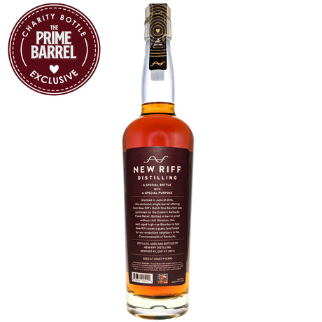 New Riff Distilling "One of One" 9 Year Single Barrel Straight Bourbon Whiskey The Prime Barrel Pick