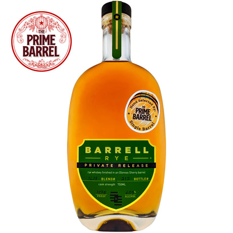 Barrell Craft Spirits Private Release "Cranky Kong" Rye Whiskey Finished in Oloroso Sherry Barrel The Prime Barrel Pick #74 - Grain & Vine | Natural Wines, Rare Bourbon and Tequila Collection