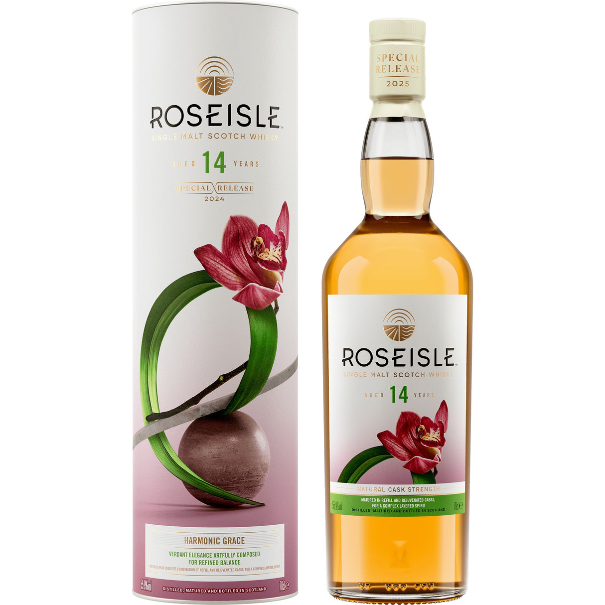 Roseisle "Harmonic Grace" Aged 14 Years Old Single Malt Scotch Whisky 2025 Special Release