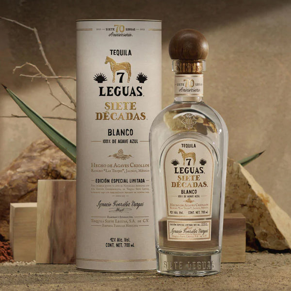 Siete Leguas "Siete Decadas" Blanco Tequila – Grain & Vine | Natural Wines, Rare Bourbon and Tequila Collection