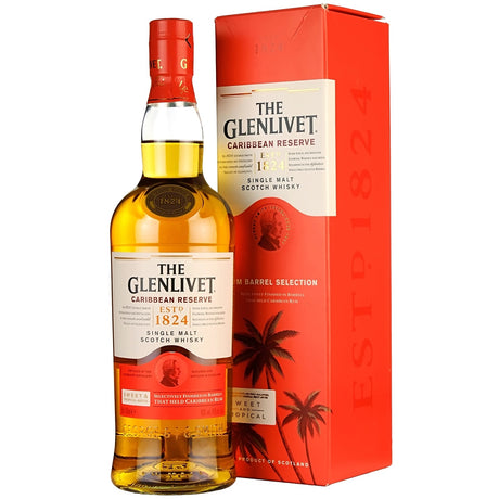 The Glenlivet Caribbean Reserve Single Malt Scotch Whisky - Grain & Vine | Natural Wines, Rare Bourbon and Tequila Collection