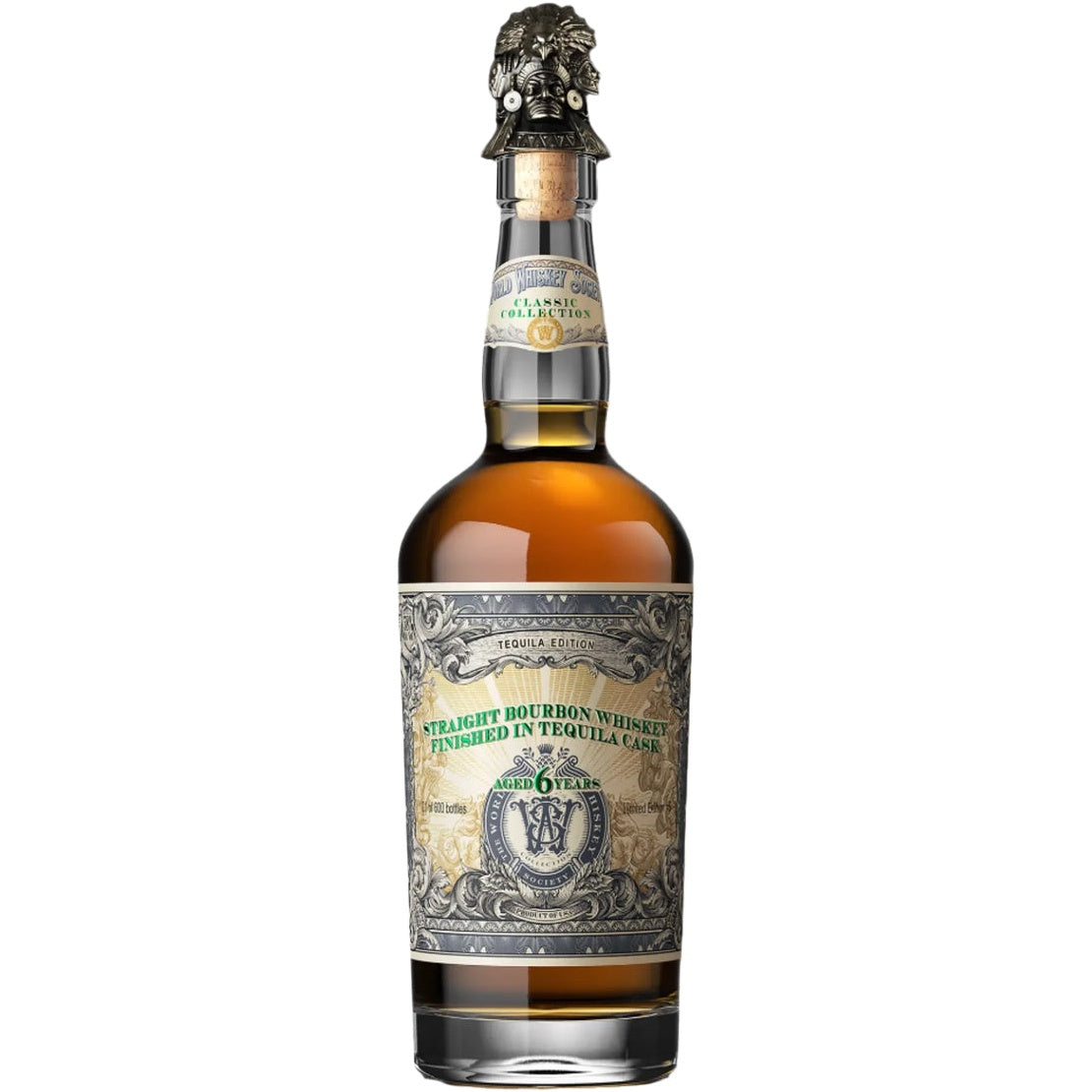 World Whiskey Society 6 Years Straight Bourbon Whiskey Finished in Tequila Cask