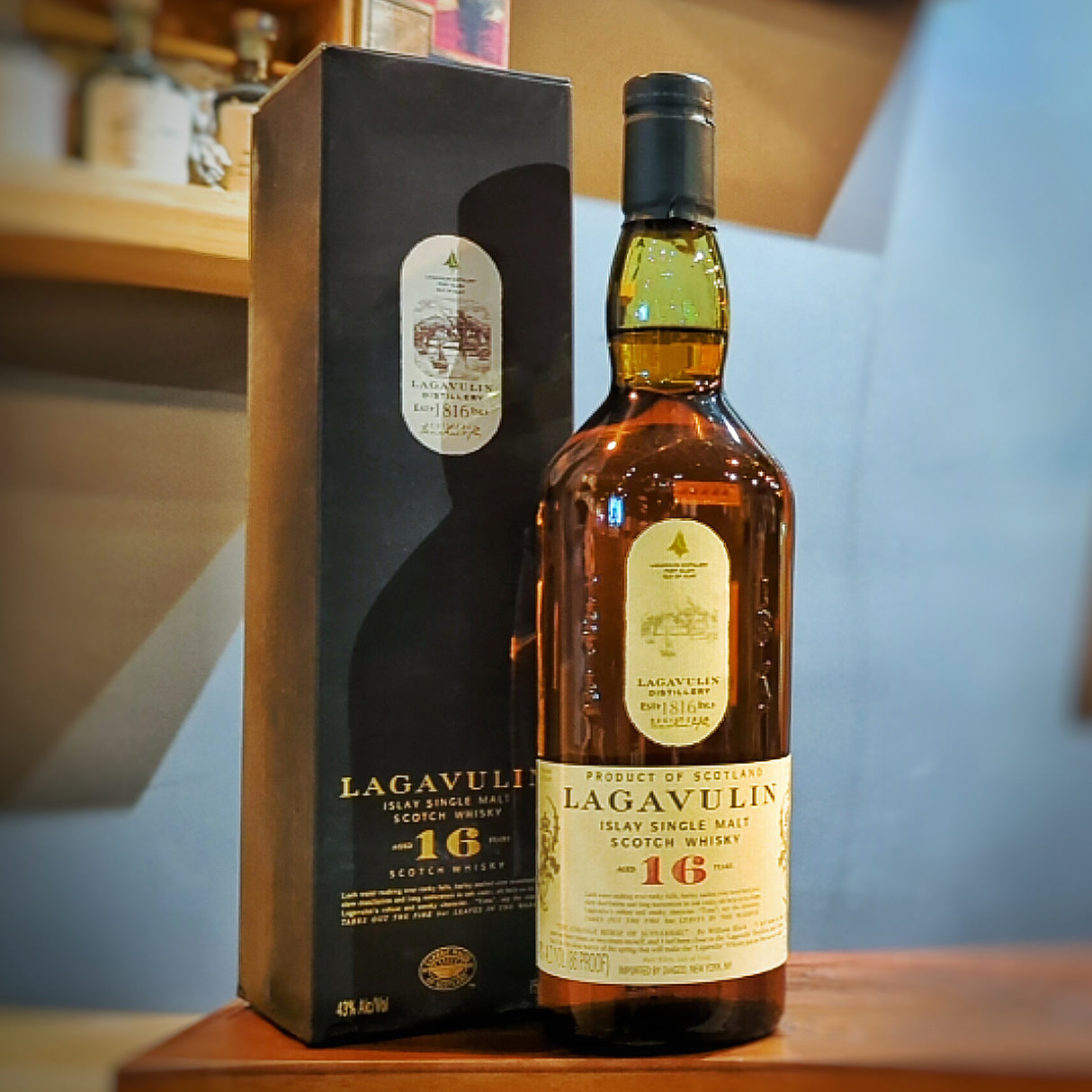 Lagavulin 16 Years Single Malt Scotch Whisky - Grain & Vine | Natural Wines, Rare Bourbon and Tequila Collection