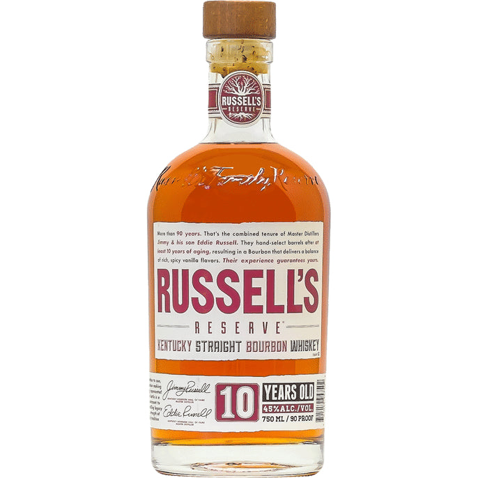 Russell's Reserve 10 Years Old Kentucky Straight Bourbon Whiskey - Grain & Vine | Natural Wines, Rare Bourbon and Tequila Collection