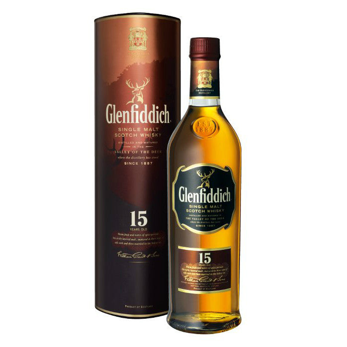 Glenfiddich 15 Year Old Single Malt Scotch Whisky - Grain & Vine | Natural Wines, Rare Bourbon and Tequila Collection