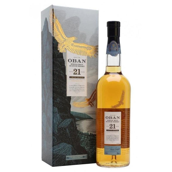 Oban 21 Years Single Malt Scotch Whisky - Grain & Vine | Natural Wines, Rare Bourbon and Tequila Collection