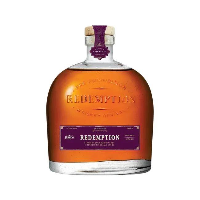 Redemption Straight Bourbon Whiskey Finished in Cognac Casks - Grain & Vine | Natural Wines, Rare Bourbon and Tequila Collection