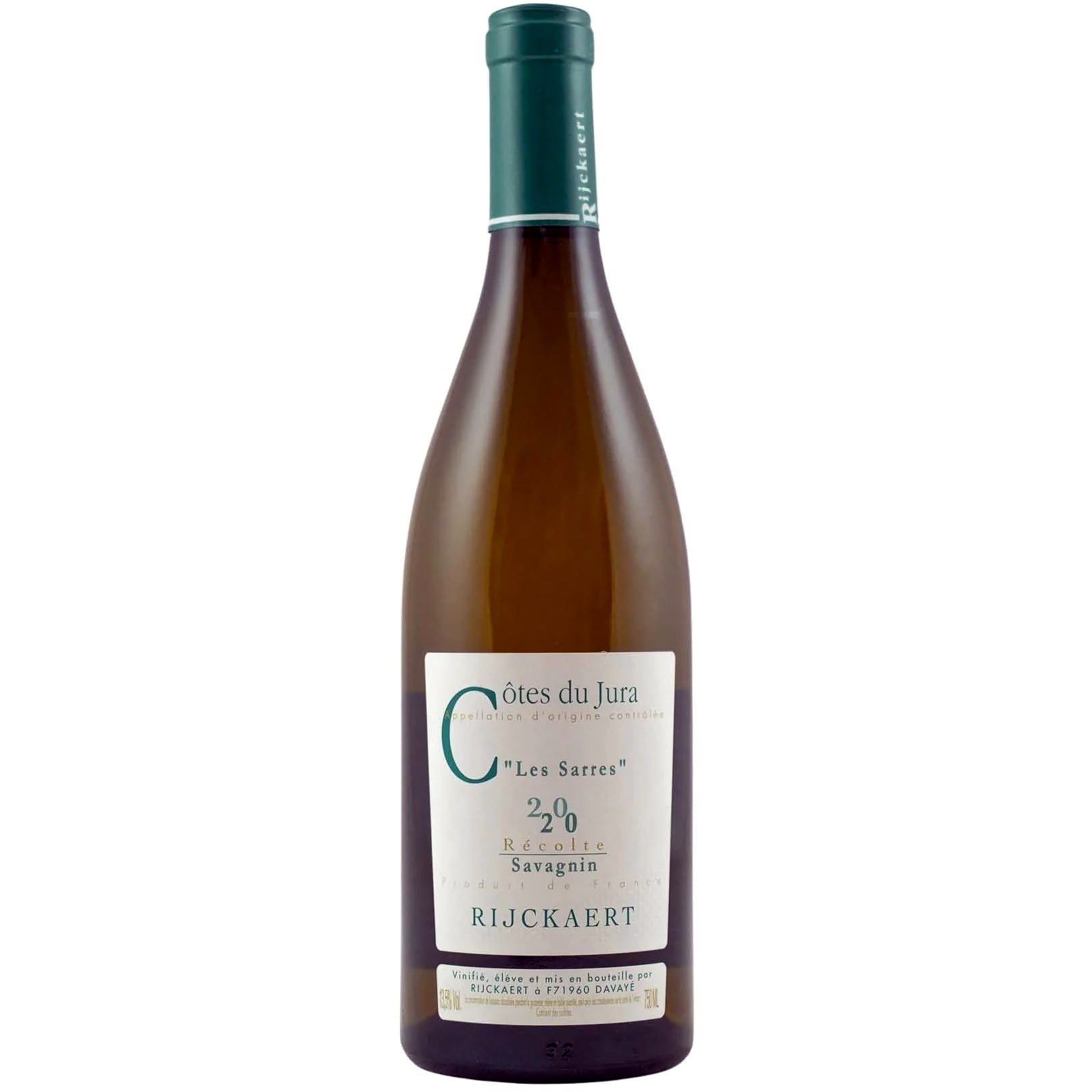 Rijckaert Les Sarres Cotes du Jura Savagnin – Grain & Vine