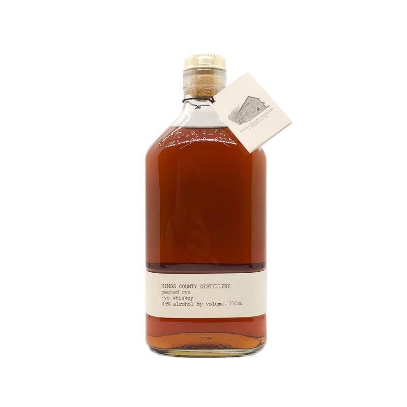 Kings County Distillery Peated Rye Whiskey - Grain & Vine | Natural Wines, Rare Bourbon and Tequila Collection